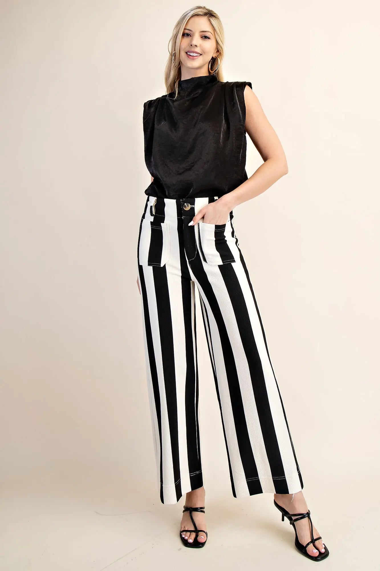 Aida Black Pants