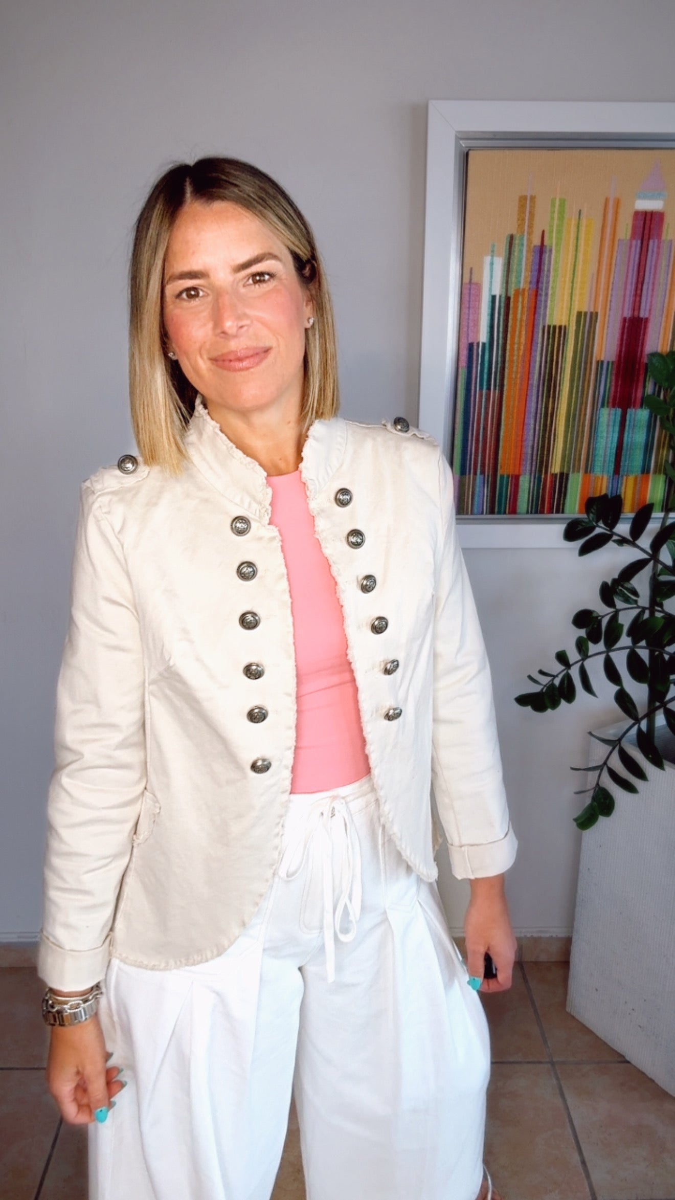 Camelia Napoleon Jacket