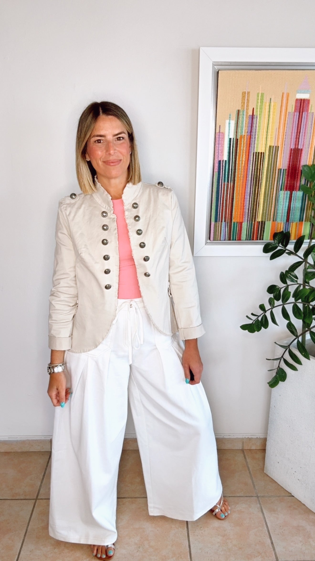 Camelia Napoleon Jacket
