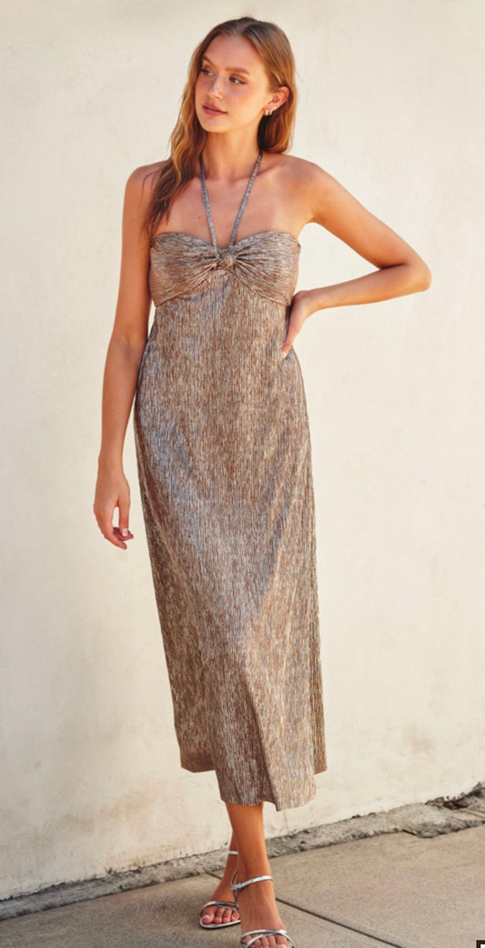 Catalina Metallic Dress