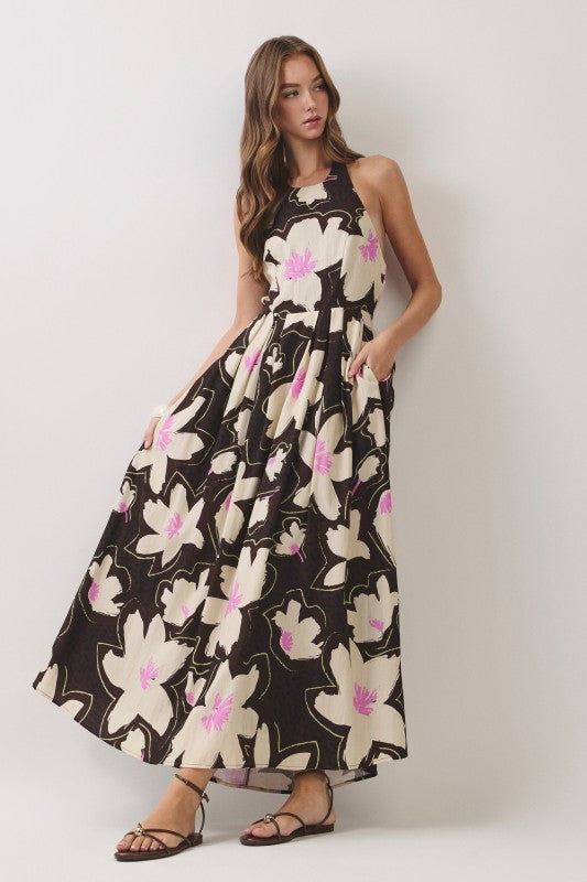 Margot Brown Dress