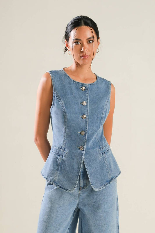 Dorothy Denim Vest