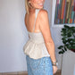 Lucia Peplum Top