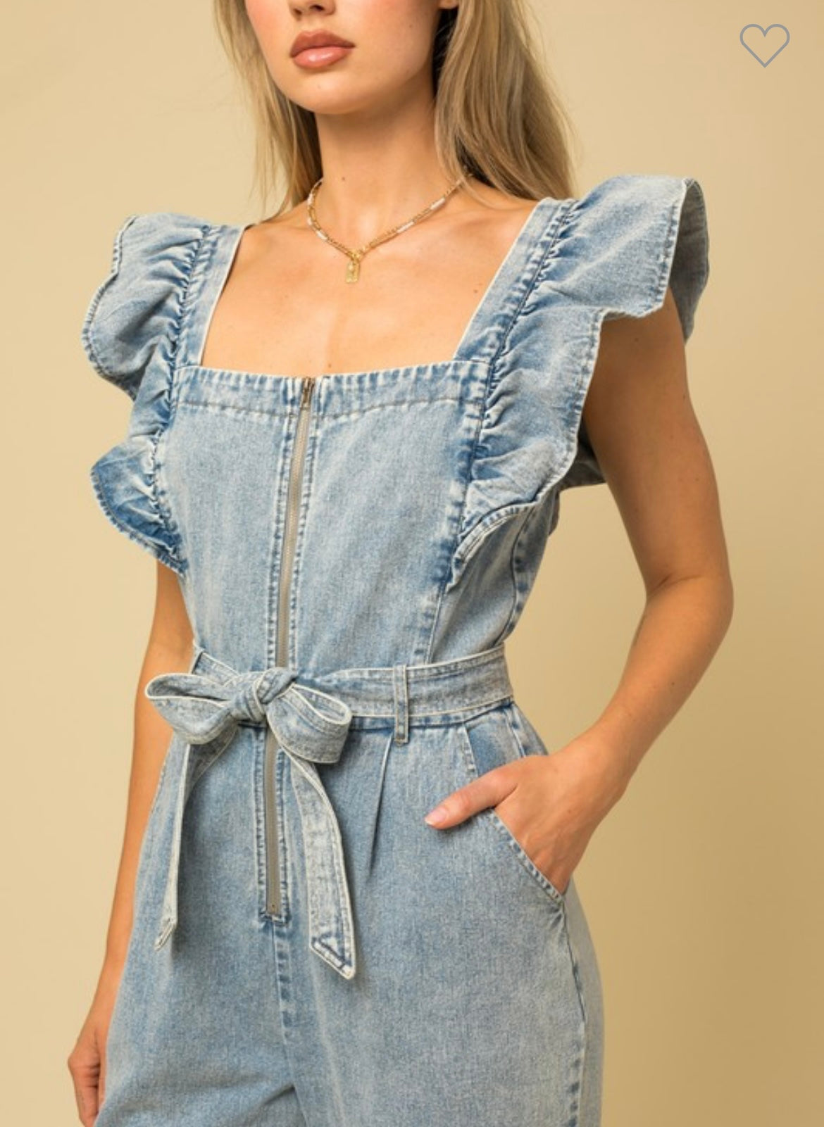 Hillary Denim Jumpsuit