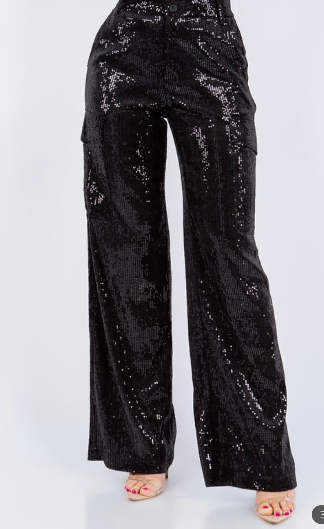 Penny Sequin Cargo Pants