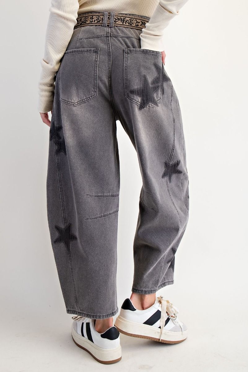 Donatella Star Barrel Pants