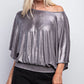 Lia Metallic Top