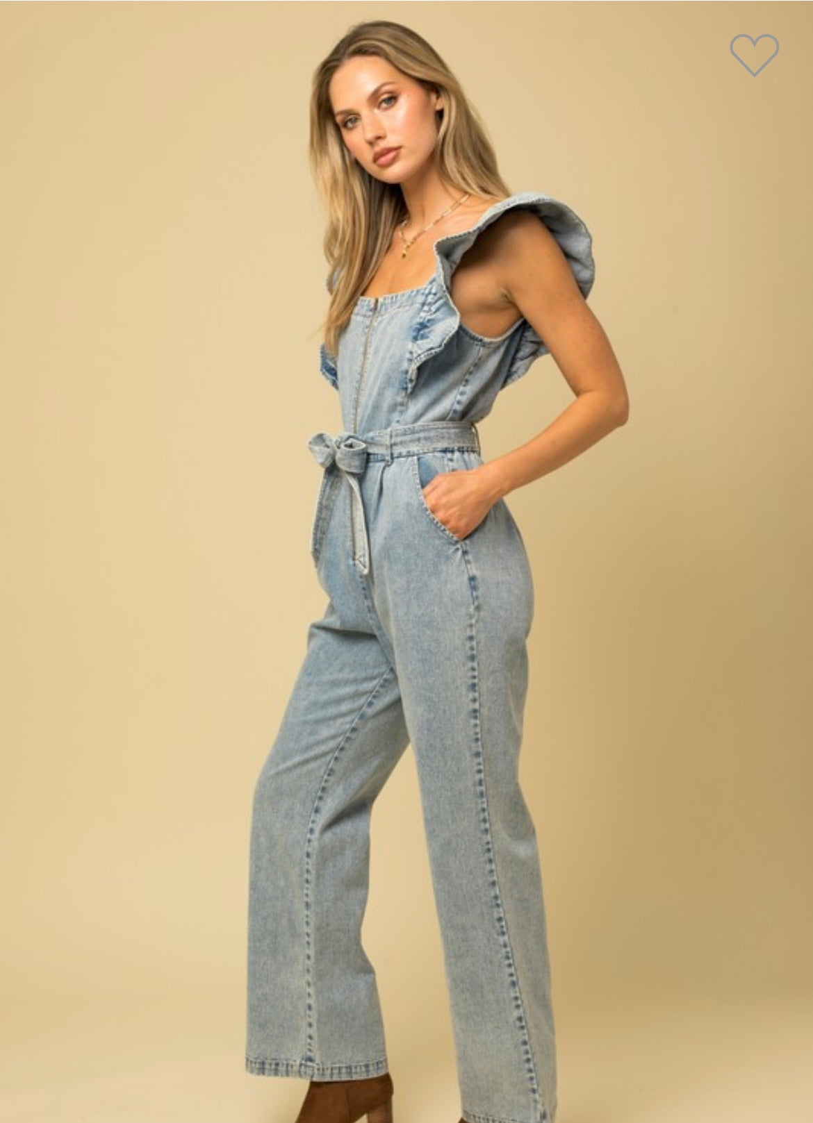 Hillary Denim Jumpsuit