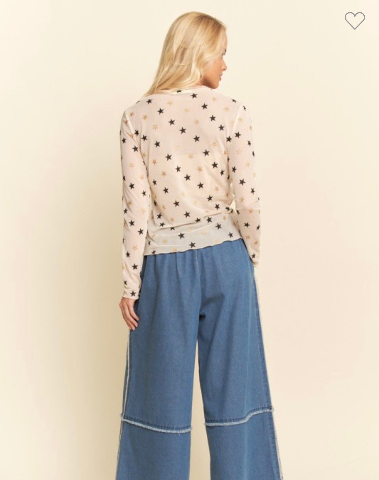 Ivanna Star Mesh Top