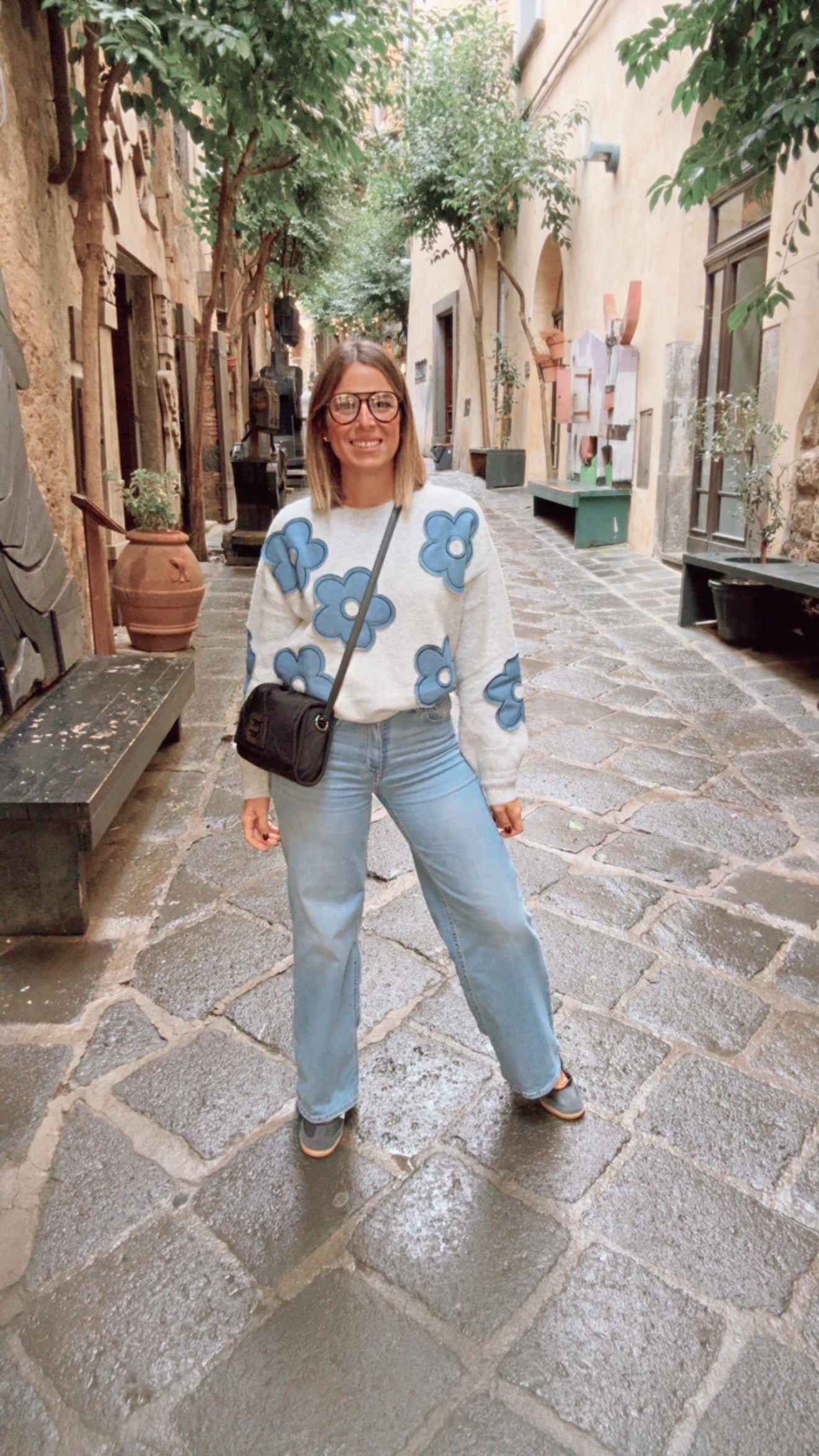 Bianca Flower Sweater