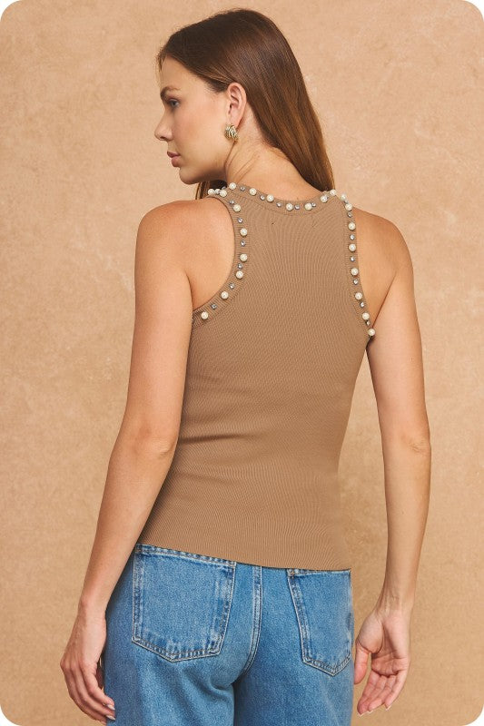 Juliette Mocha Top