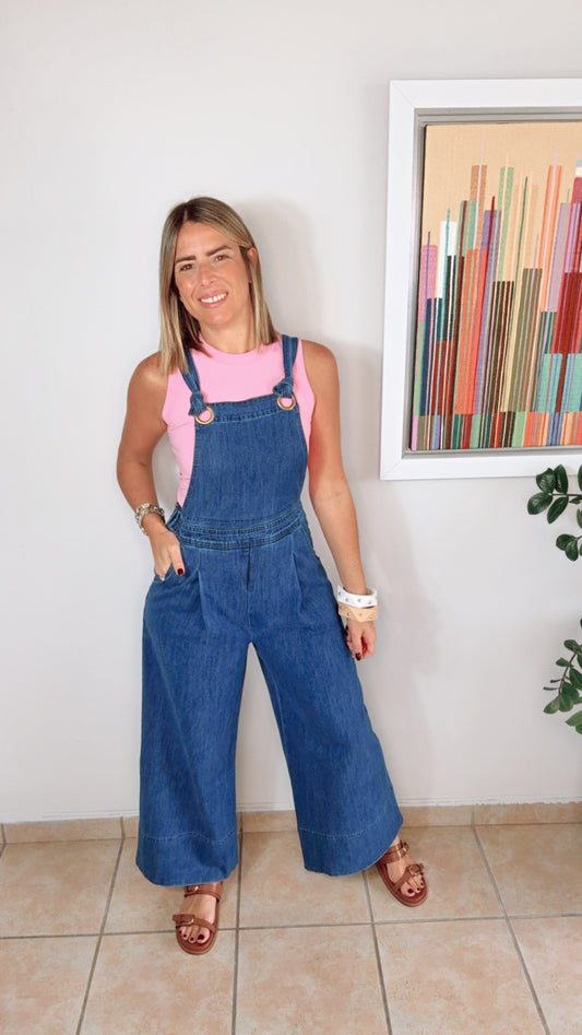 Camellia Denim Jumpsuit