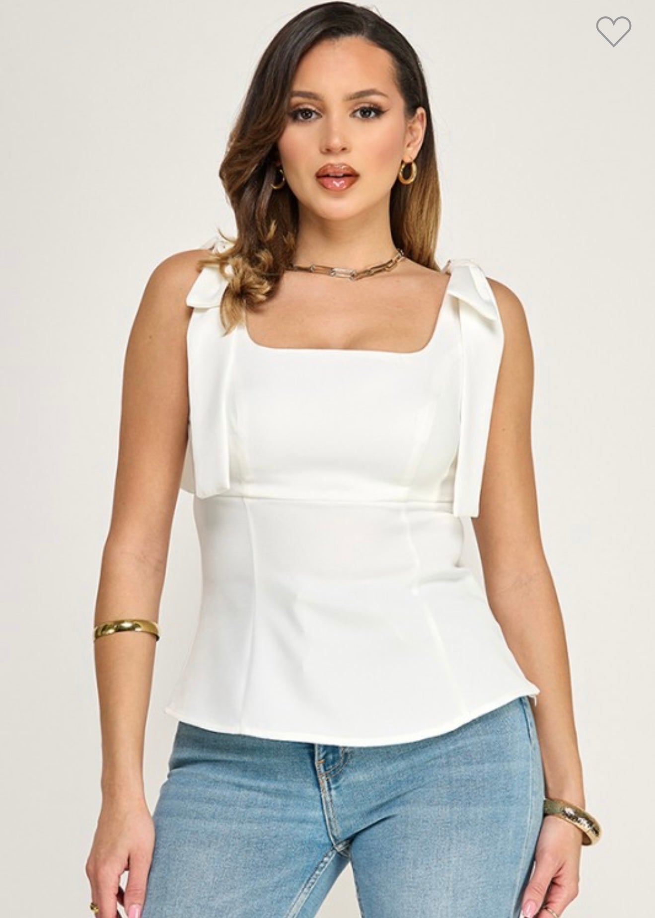 Aine White Top