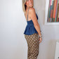 Glenda Brown & Cream Polka Dots Pants