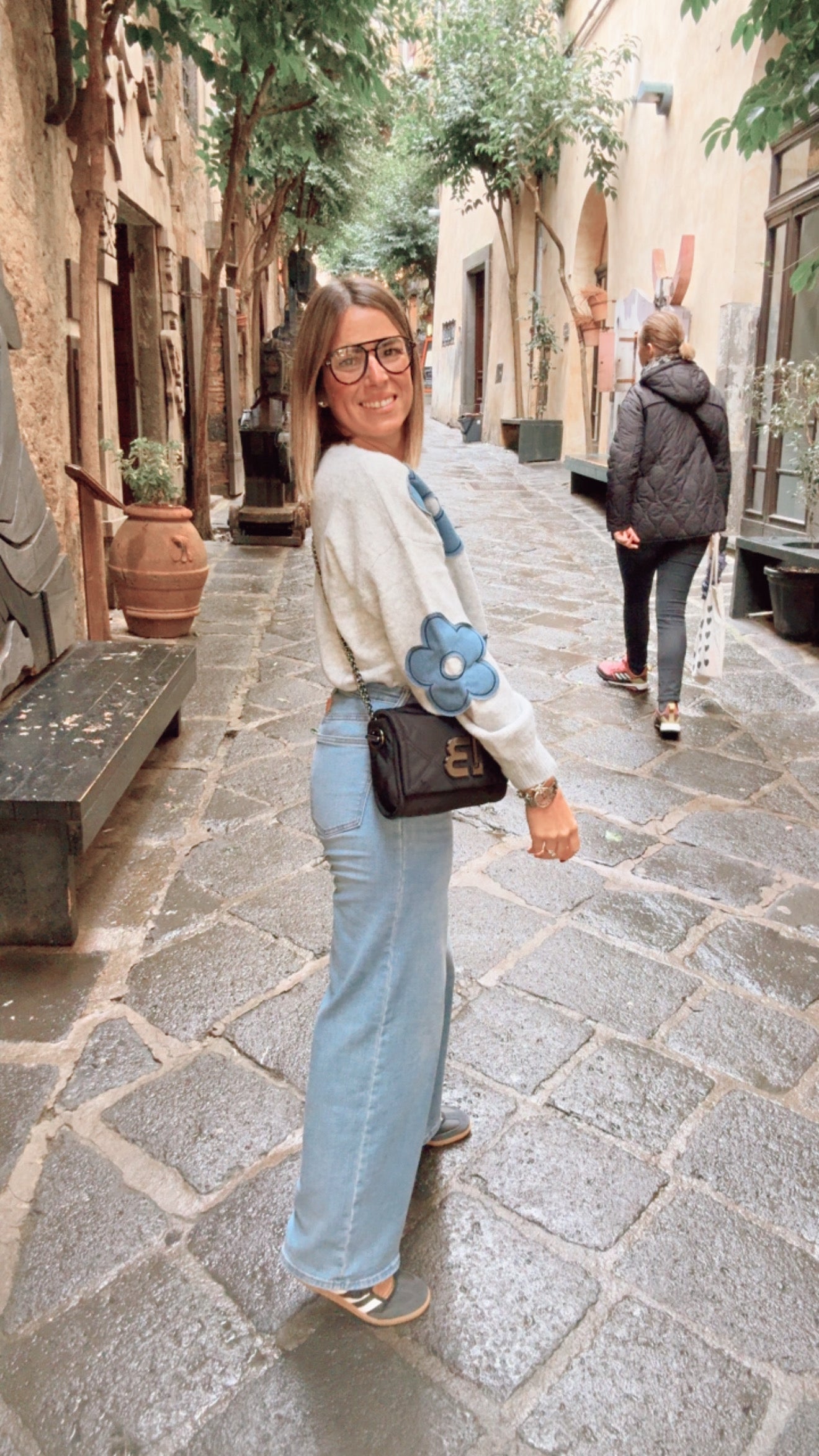 Bianca Flower Sweater