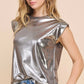 Lilly Metallic Top