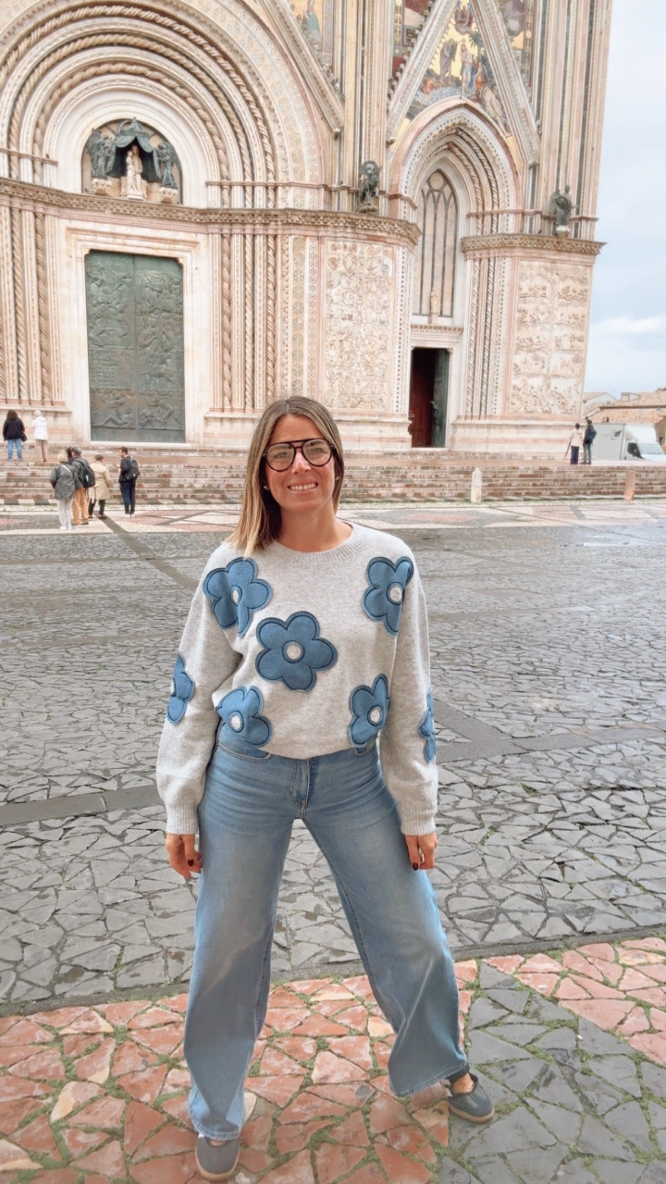 Bianca Flower Sweater