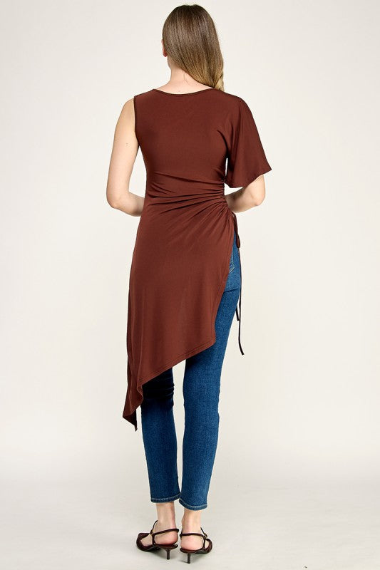 Luciana Brown Top