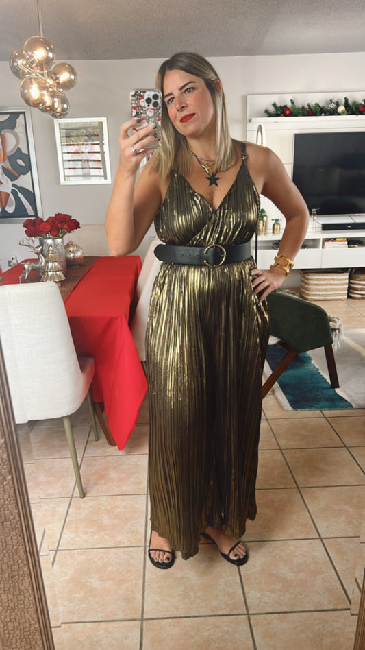 Silvana Metallic Jumpsuit