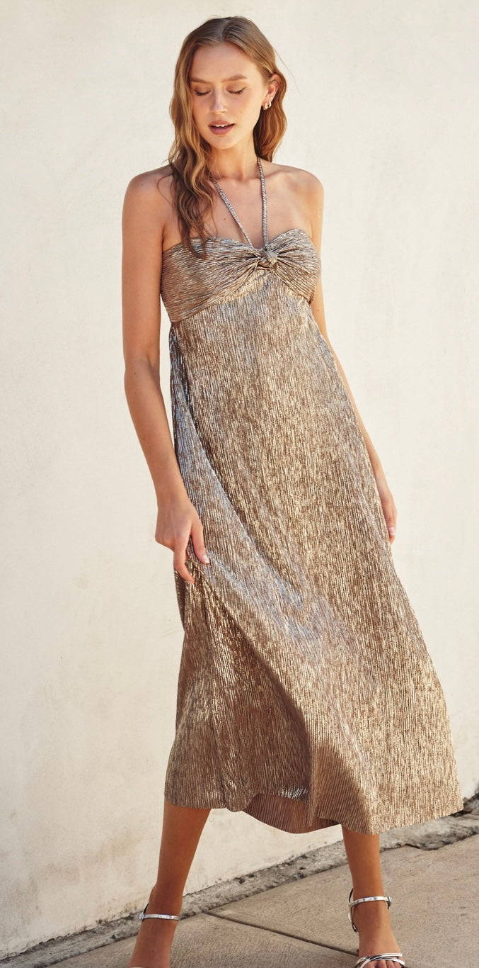 Catalina Metallic Dress