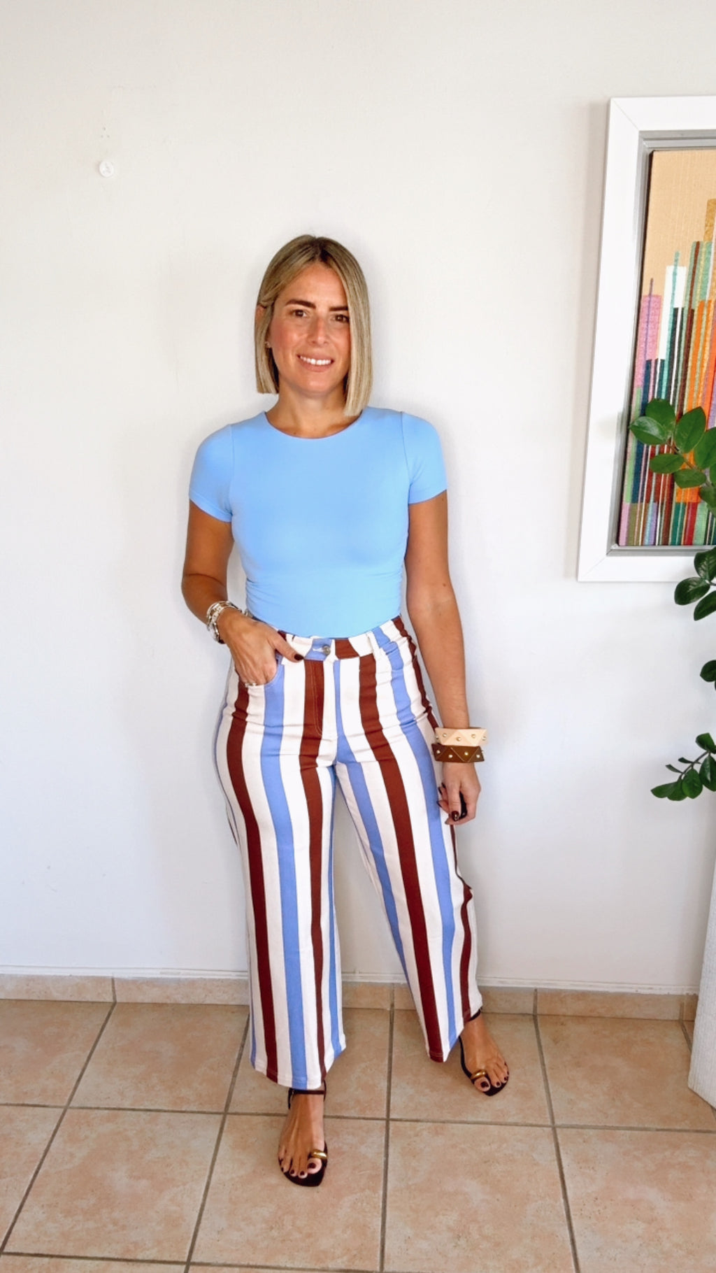 Charlene Brown Pants