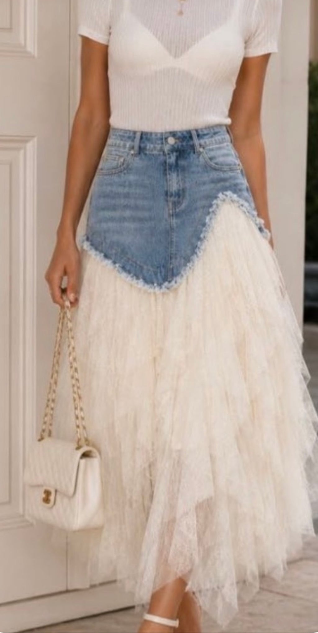 Frances Denim Skirt