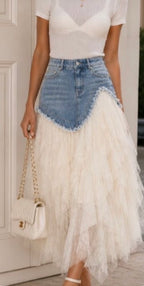 Frances Denim Skirt
