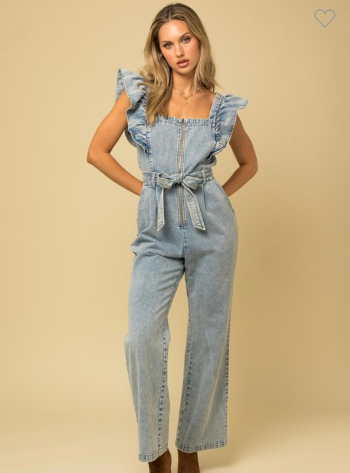 Hillary Denim Jumpsuit