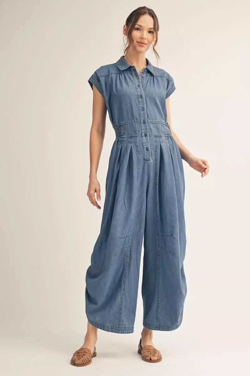Bernice Denim Jumpsuit