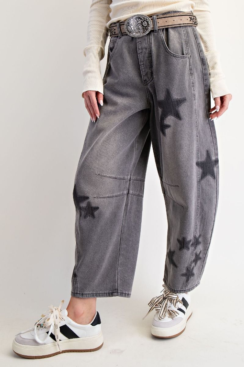 Donatella Star Barrel Pants
