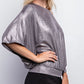 Lia Metallic Top