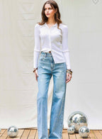 Isabel Rhinestone Denim