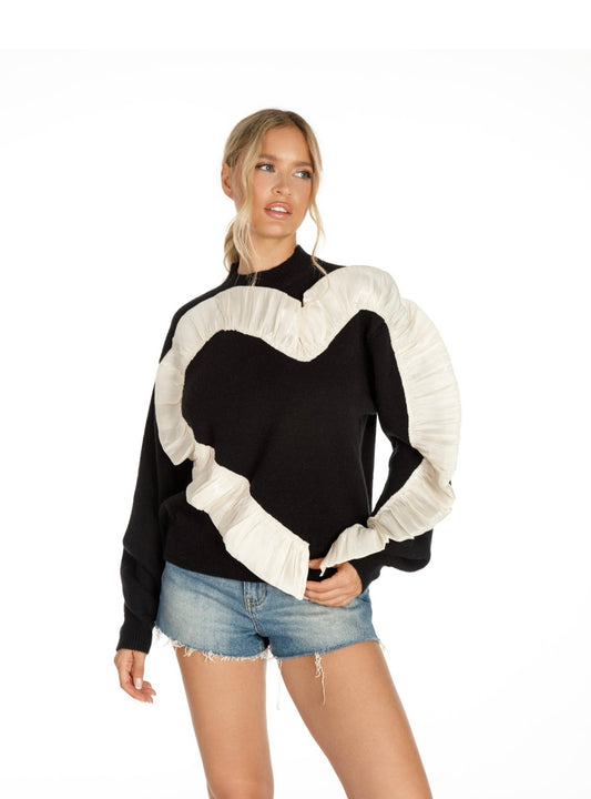 Lara Heart Sweater