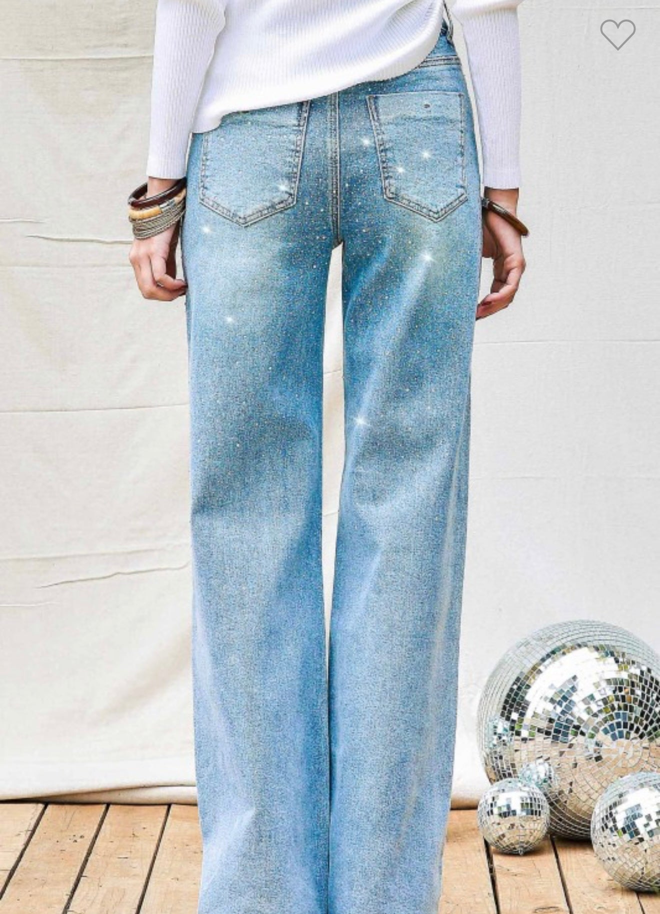 Isabel Rhinestone Denim