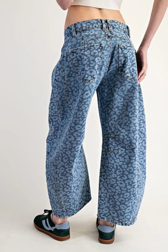Angelina Leopard Denim