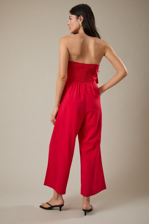 Barbara Red Jumpsuit