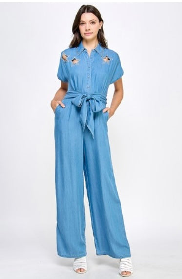 Luana Star Tencel Jumpsuit